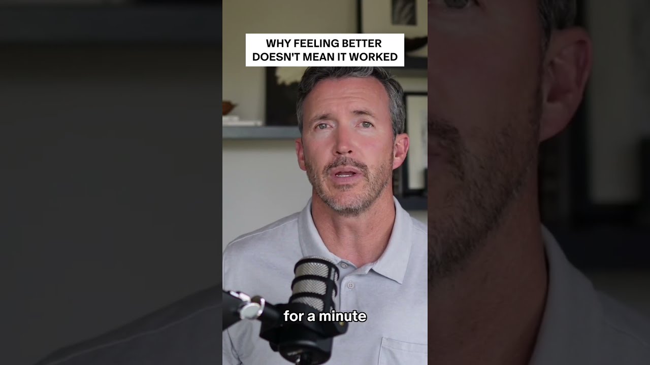 Still from Dr. Allred's video: Why Feeling Better Doesn't Mean It Worked.